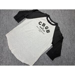 Vintage CBGB OMFUG Raglan Graphic Shirt USA Made L